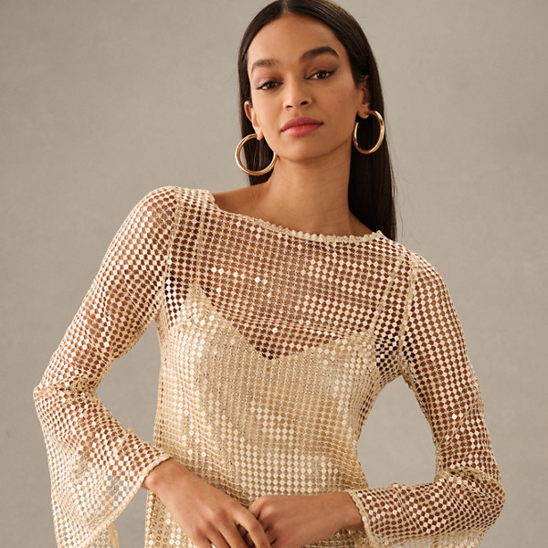 Sheer Slim Mini Dress | Nuuly