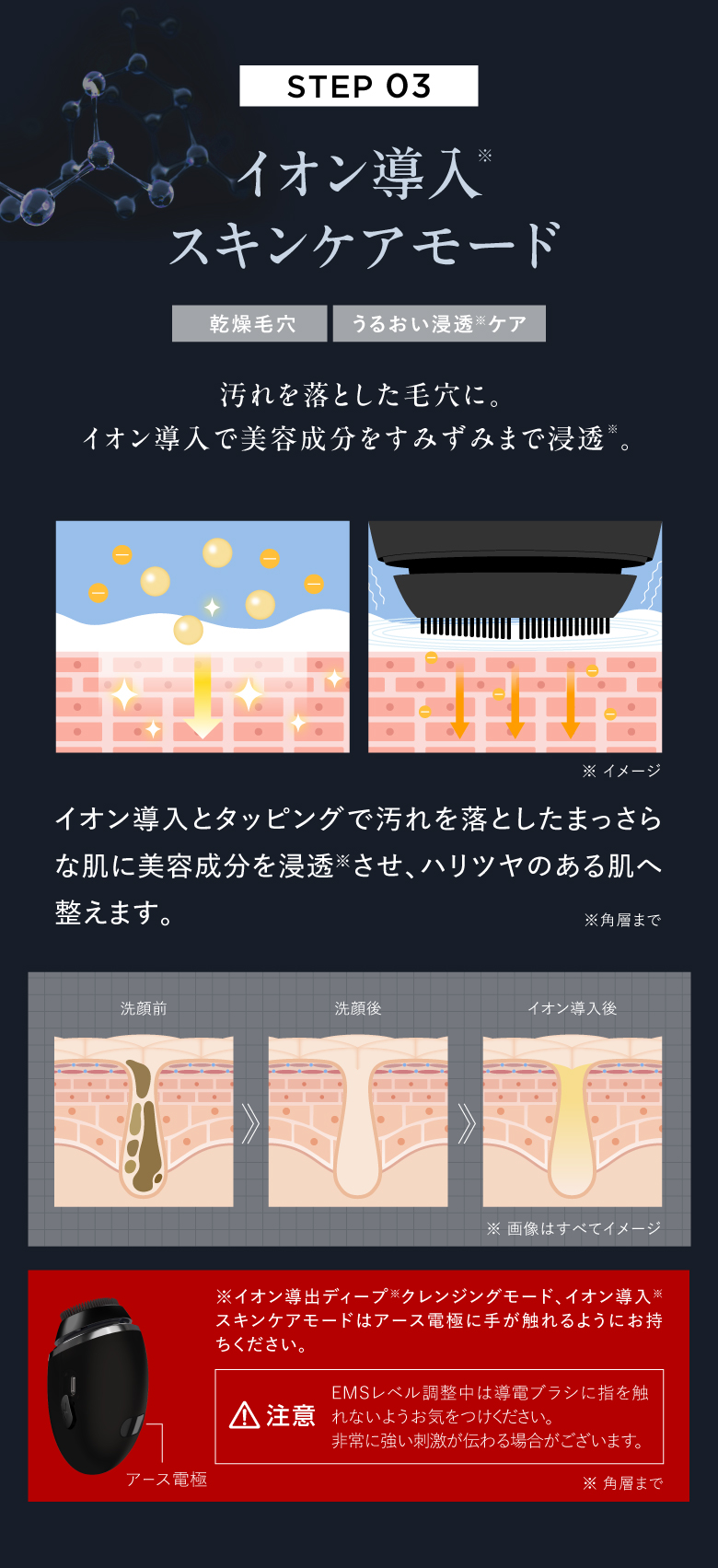 EMS ポアディープクリアアンドリフト ブラシ | DISM(ディズム