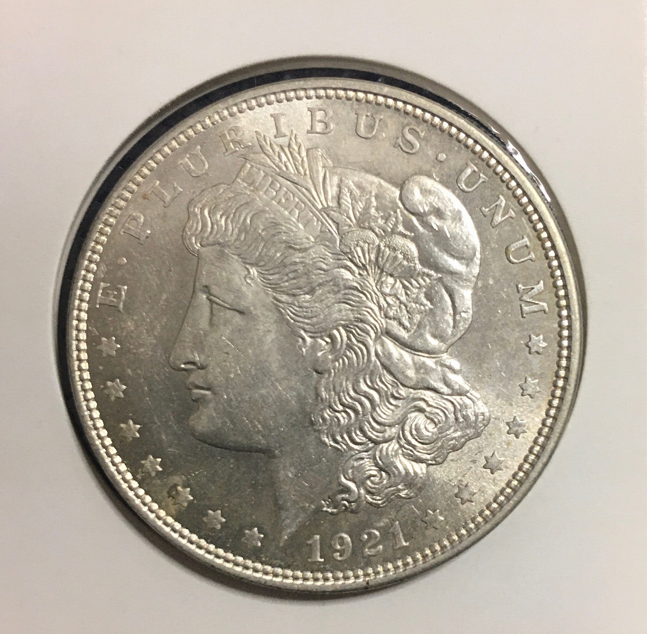 USA モルガンダラー 1ドル銀貨 1921年銘 自由の女神 未使用 | 収集ワールド