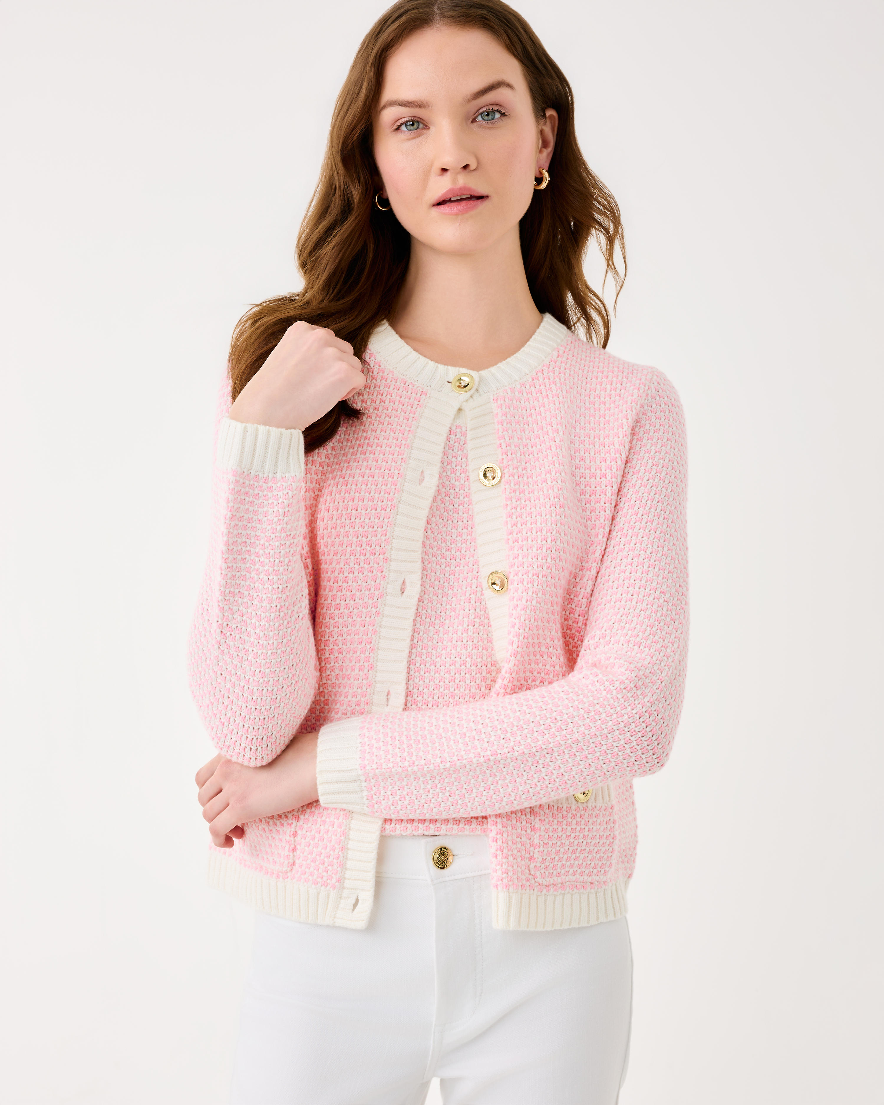 Cavan Sweater Set | Heathered Conch Shell Pink | Lilly Pulitzer
