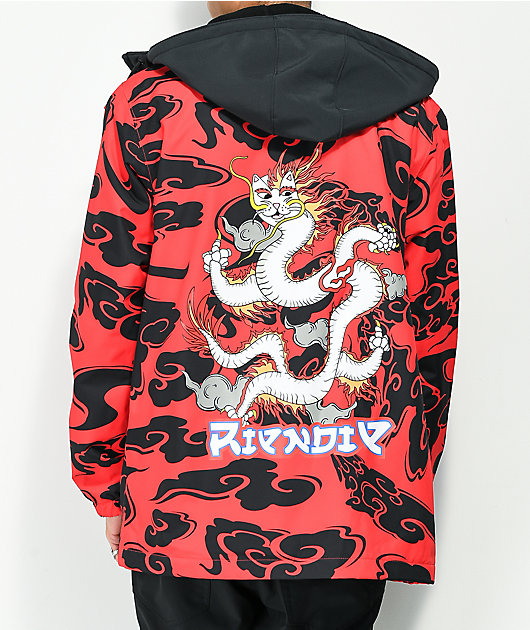 RIPNDIP Dragonerm Red 10K Snowboard Jacket | Zumiez