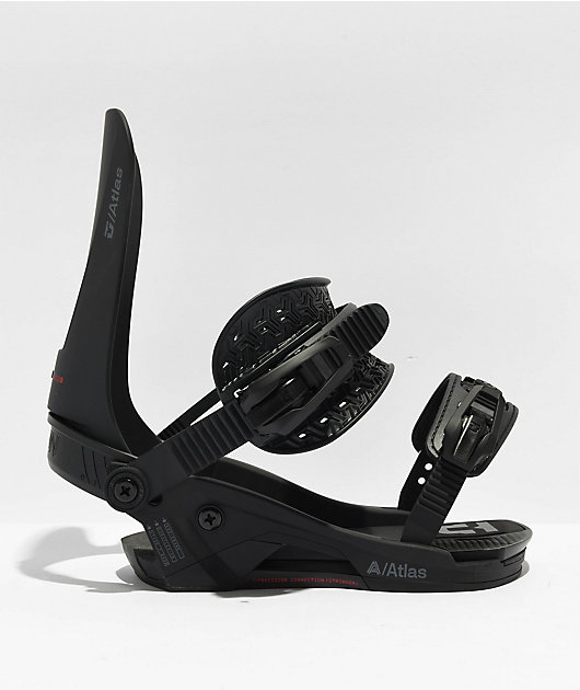 Union Atlas Black Snowboard Bindings 2024 | Zumiez