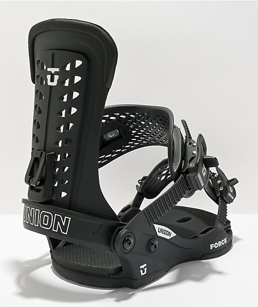 Union Force Black Snowboard Bindings 2023 | Zumiez