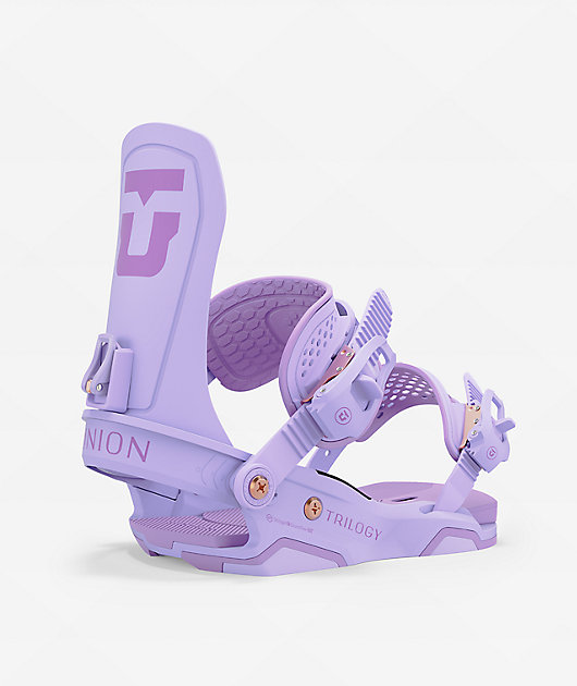 Union Women's Trilogy Lavender Snowboard Bindings 2025 | Zumiez
