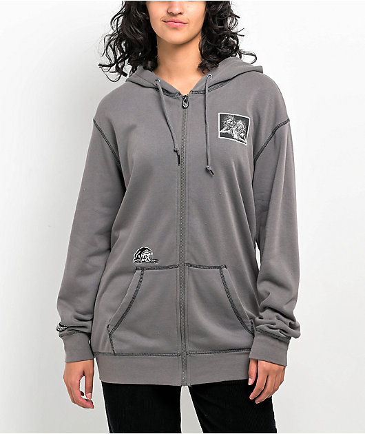 Lurking Class by Sketchy Tank Infestation Grey Zip Hoodie | Zumiez