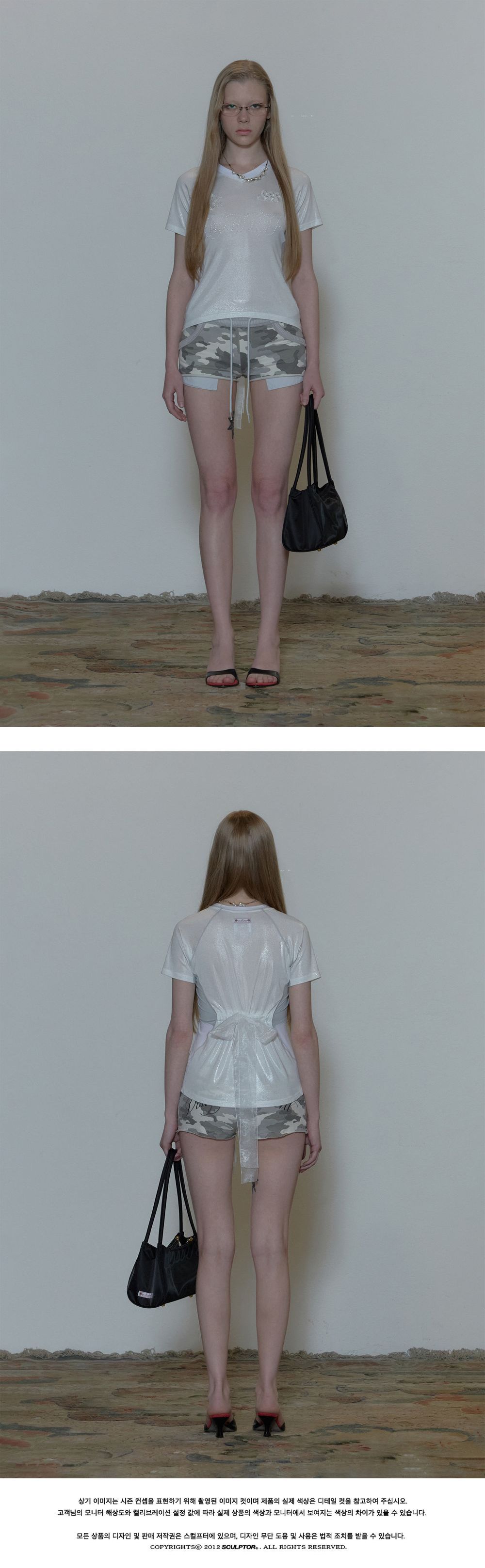 MUSINSA | SCULPTOR Team Mary Soccer Jersey Metallic White