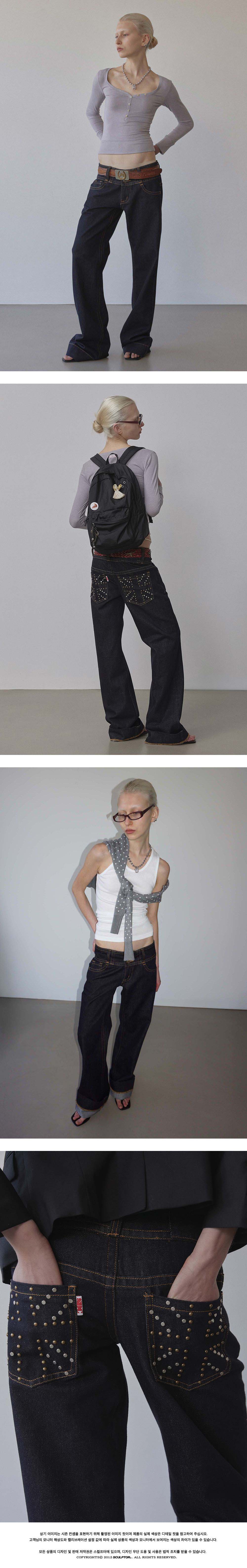 MUSINSA | SCULPTOR Union Jack Engineered Denim Indigo