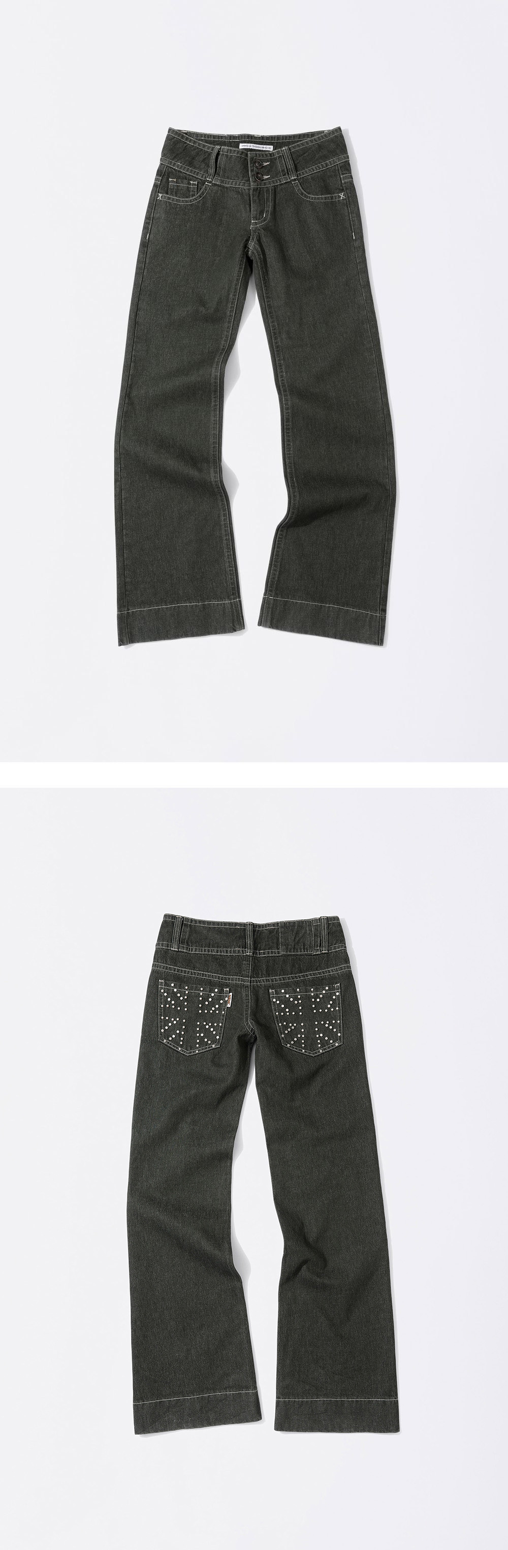 MUSINSA | SCULPTOR Union Jack Engineered Denim Indigo Gray