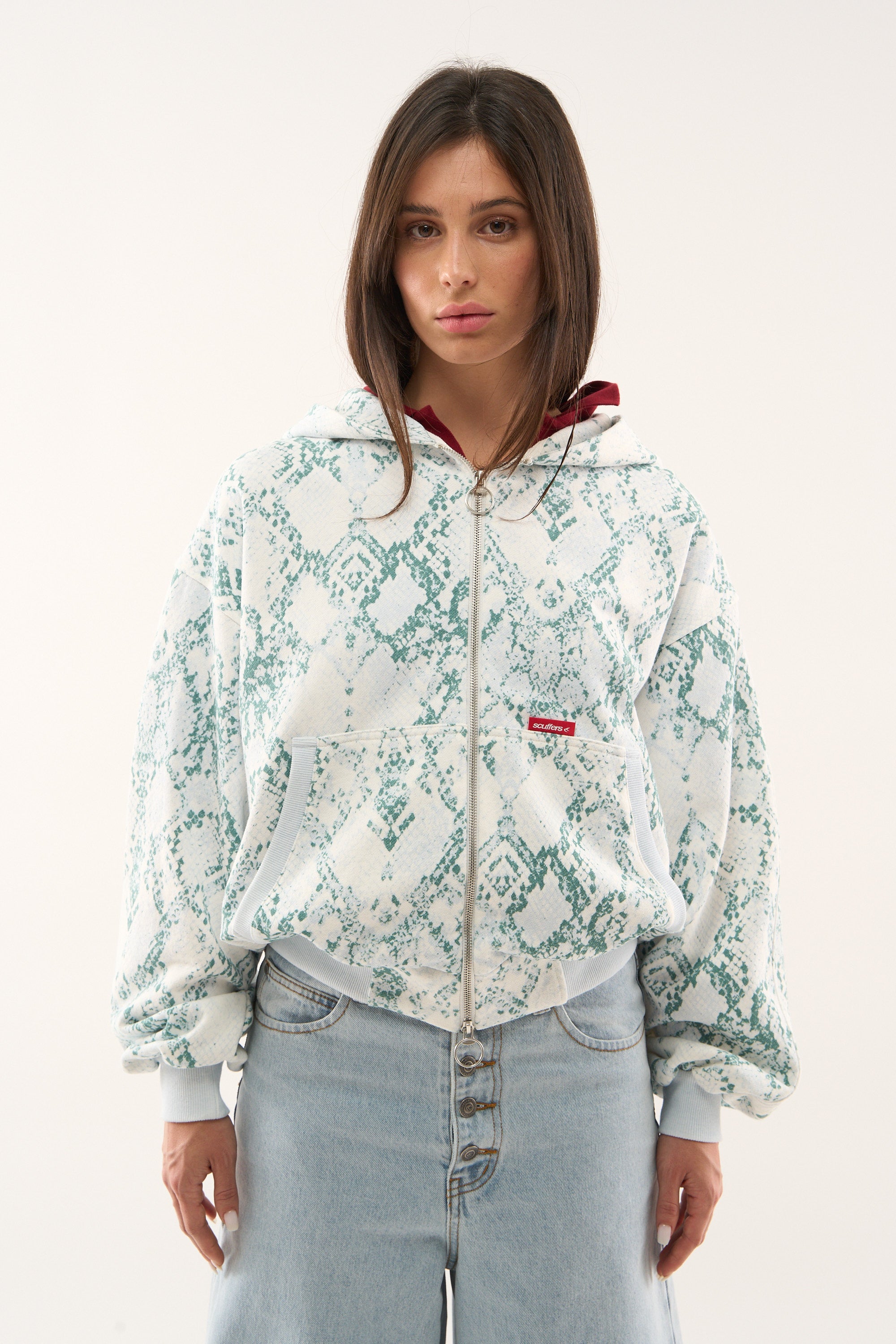 SCFF Blue Snake Zipper – Scuffers