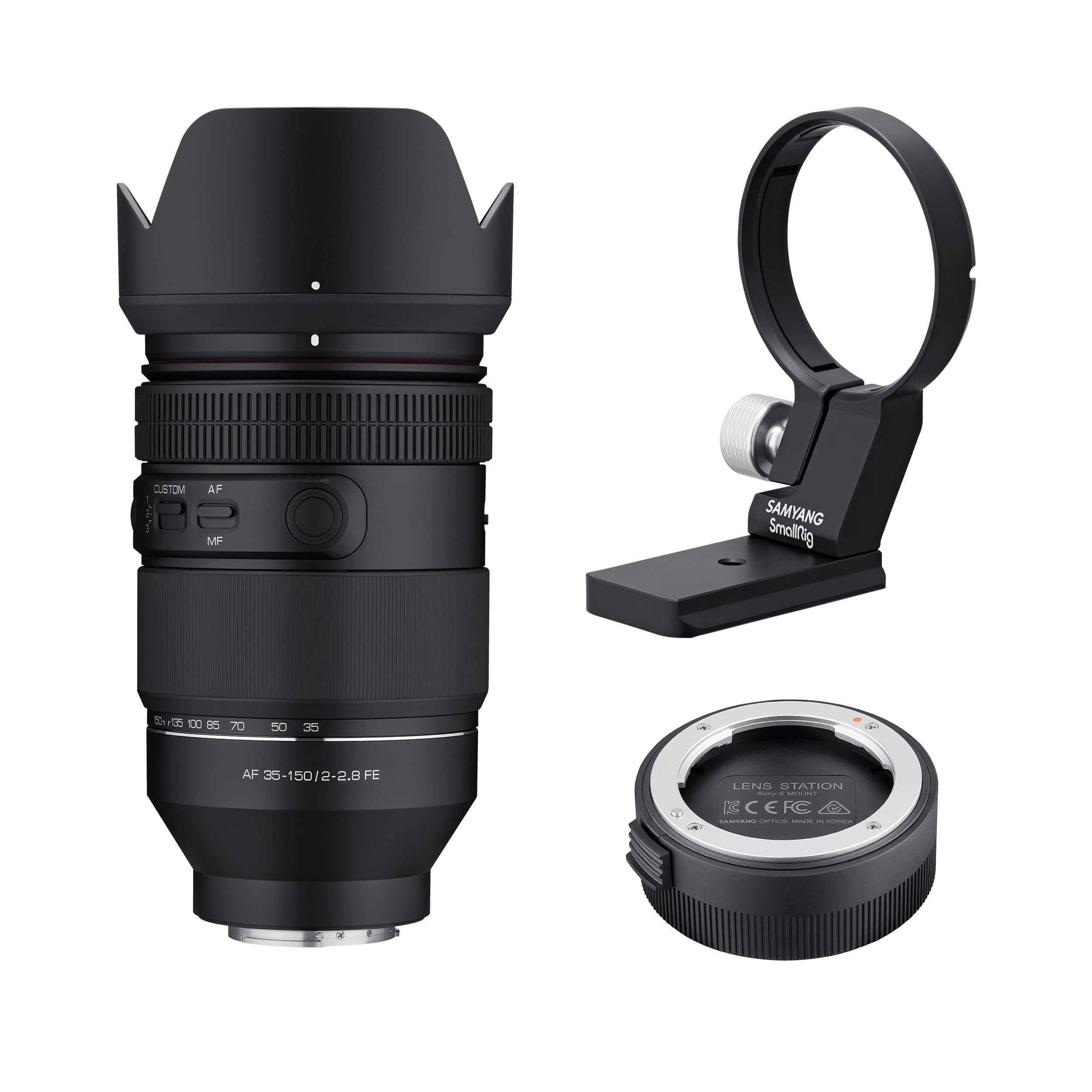35-150mm F2-2.8 AF Full Frame Zoom Lens (Sony E) + Collar Mount +