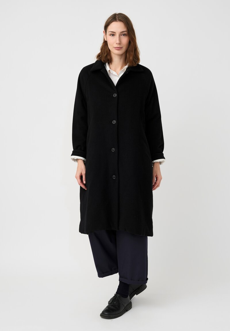 Casey Casey Cashmere Oliver Coat in Black | Santa Fe Dry Goods
