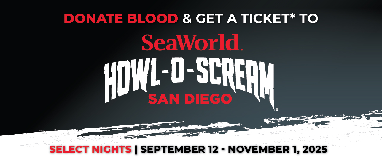 September Donors Get SeaWorld San Diego Howl-O-Scream Tickets For