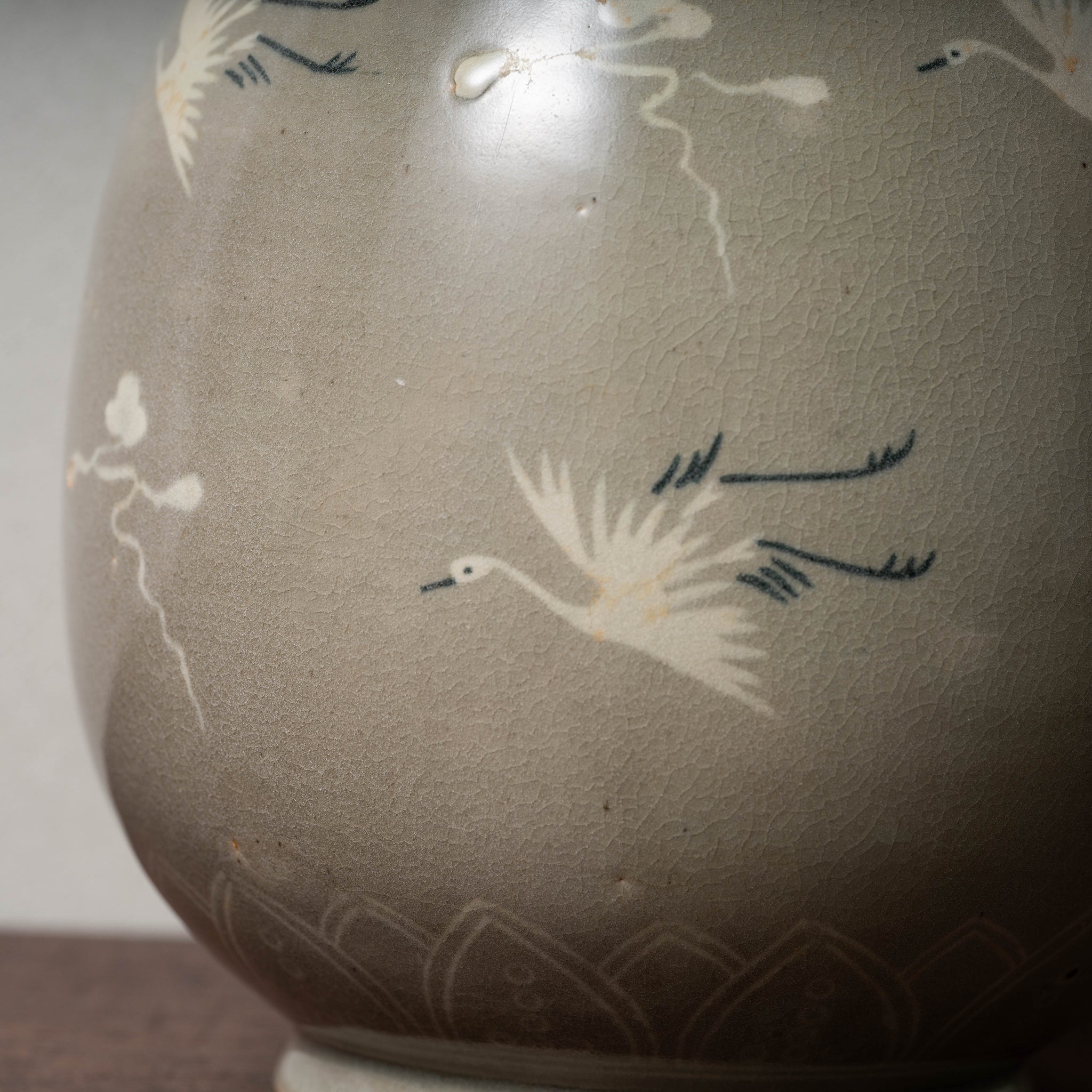 高麗 青磁象嵌雲鶴文瓢形瓶 – 燦禾 SANKA