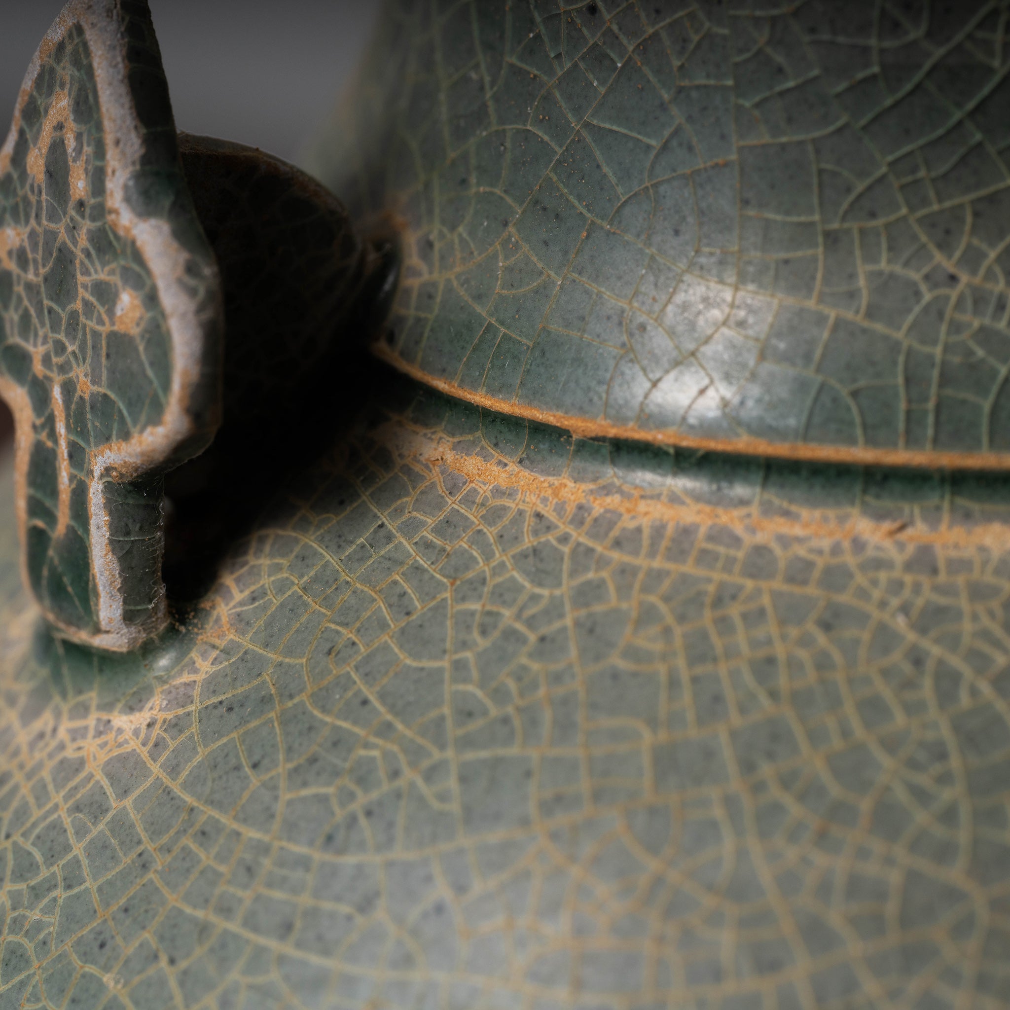 北宋 越州窯 青磁四耳壺 – 燦禾 SANKA