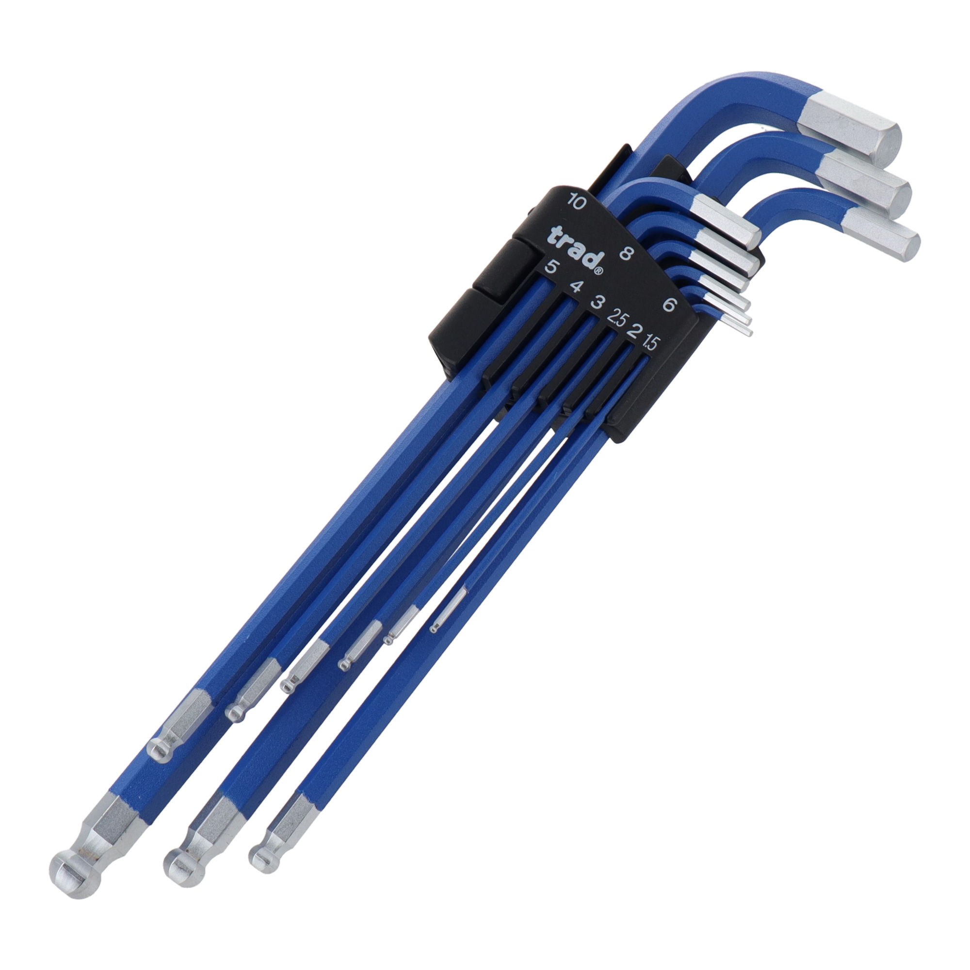 TBL-9 六角レンチ ボールポイントレンチ 9pcs.カラー六角＆ボール