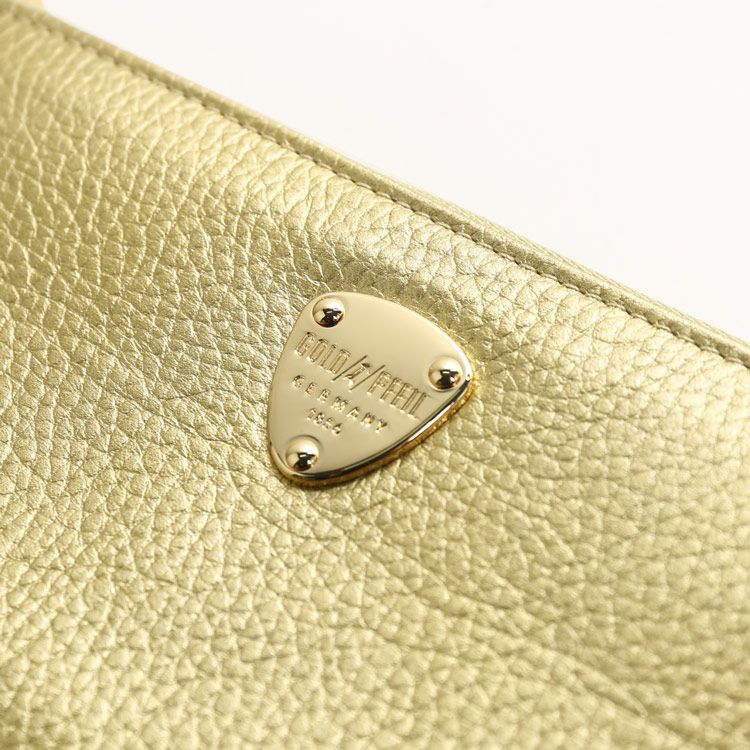 プラダ 長財布 L字ファスナー ゴールドロゴ 本革 希少カラー 美品