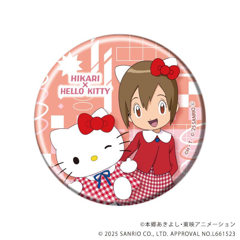 デジモンアドベンチャー×サンリオキャラクターズ｜缶バッジ「デジモン