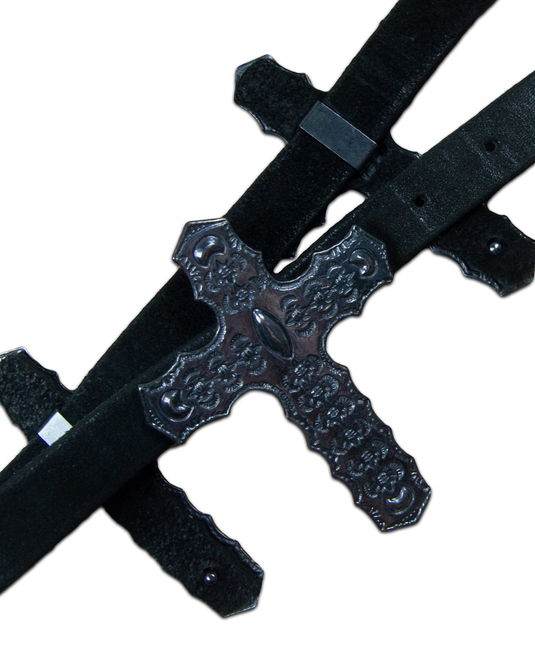 L.G.B Cross Relic Leather Belt – SaolMortem