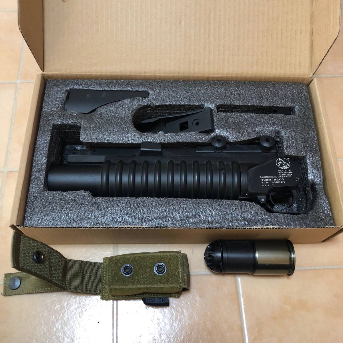 サンプロジェクト】M203 グレネードランチャー ガンパーツ【弾付】