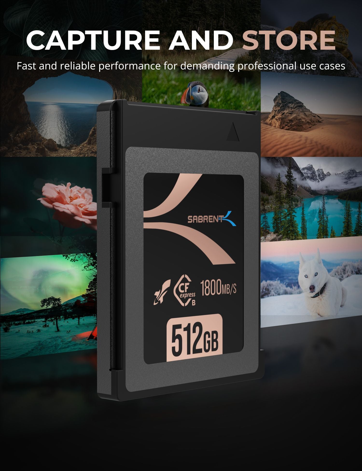Rocket CFX Type B Memory Card 512GB - Sabrent
