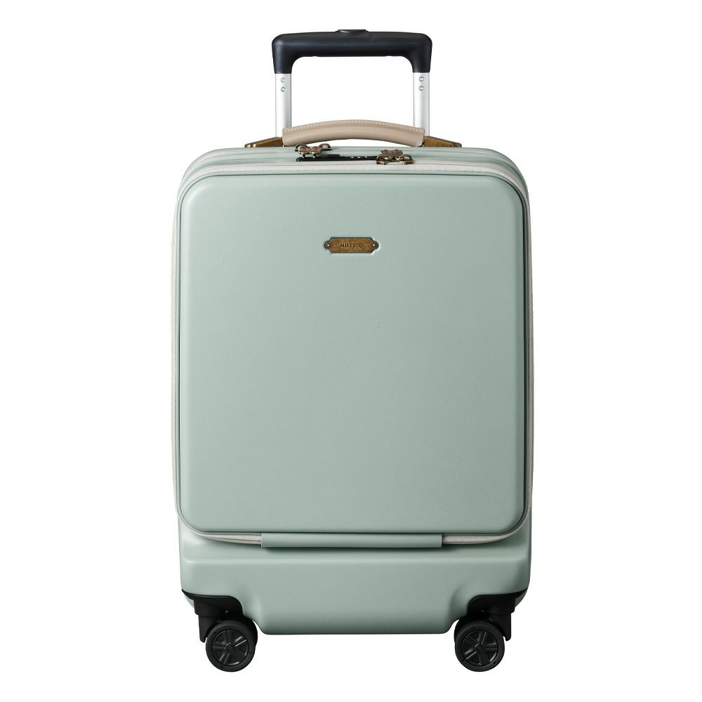 ミレスト スーツケース 34L 48cm 3.6kg フロントオープン ストッパー