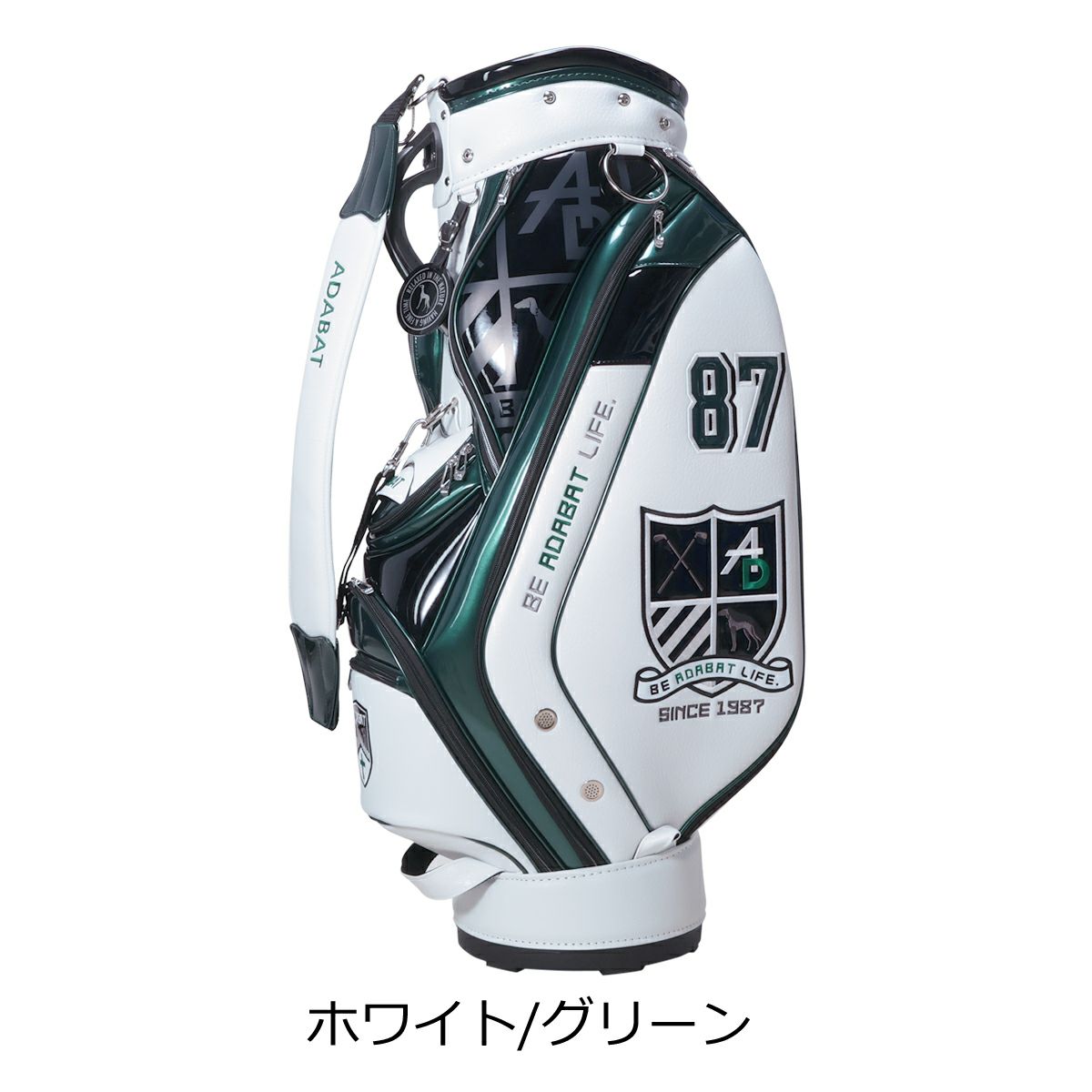 アダバット ゴルフ キャディバッグ カート型 5分割 9型 47インチ対応