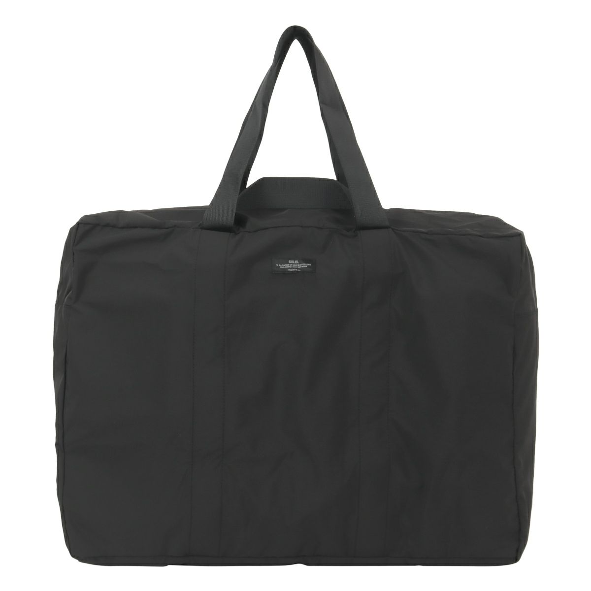 ソレイユ ボストンバッグ パッカブル 撥水 軽量 キャリーオン ダブル