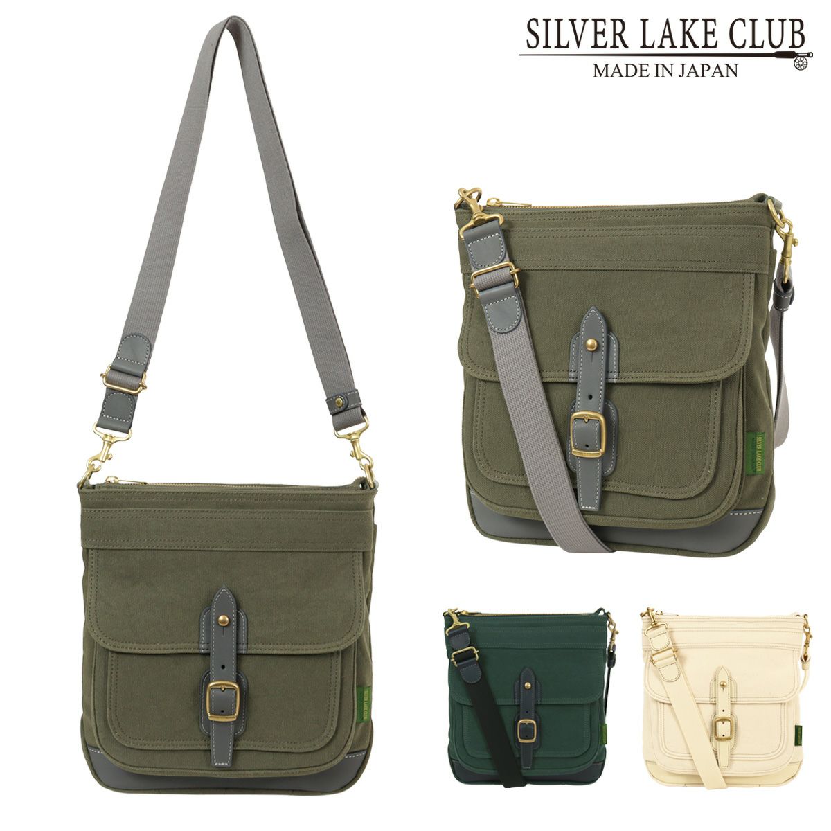 シルバーレイククラブ ショルダーバッグ 倉敷帆布 メンズ レディース