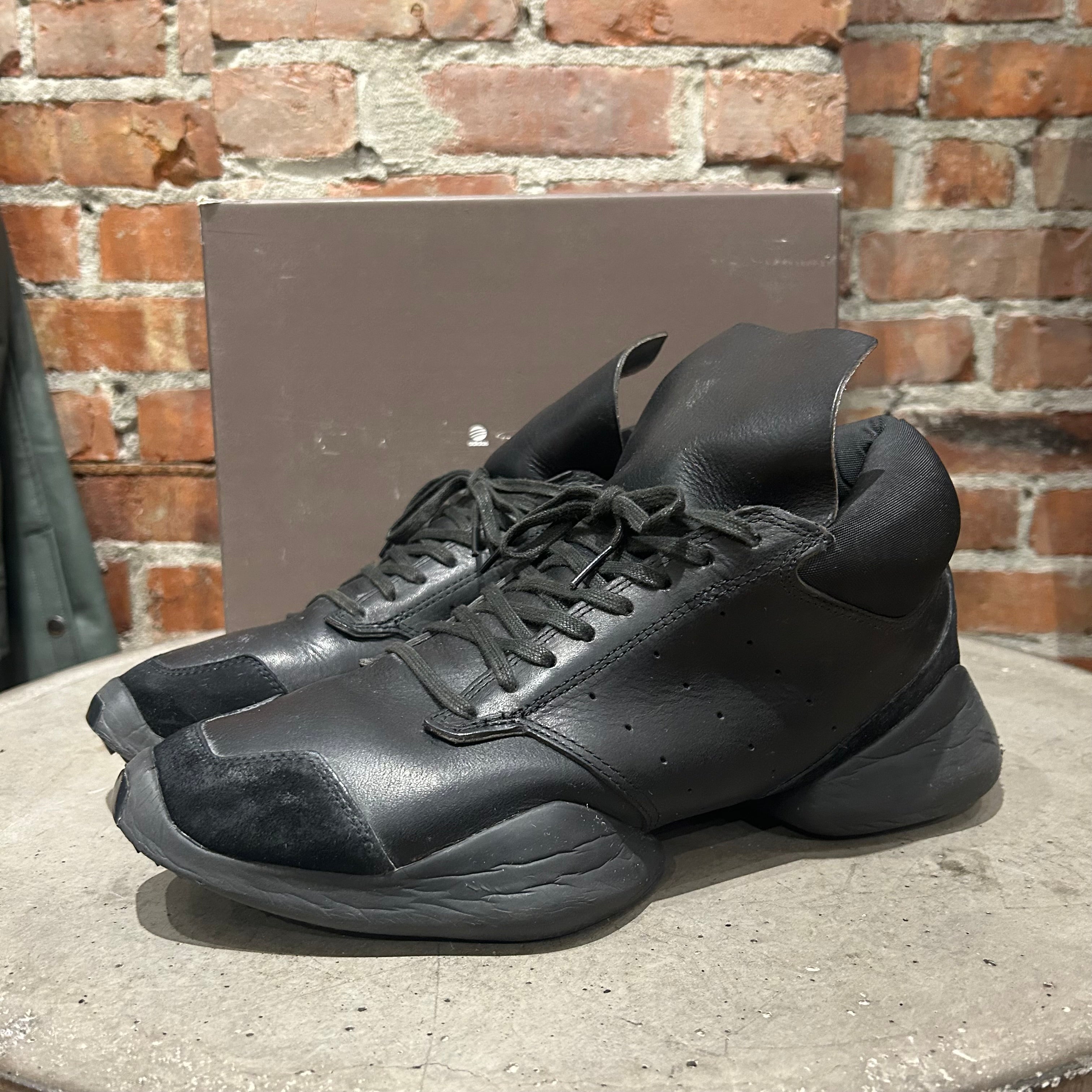 RICK OWENS X ADIDAS RUNNERS 'BLACK' – Sadō Room