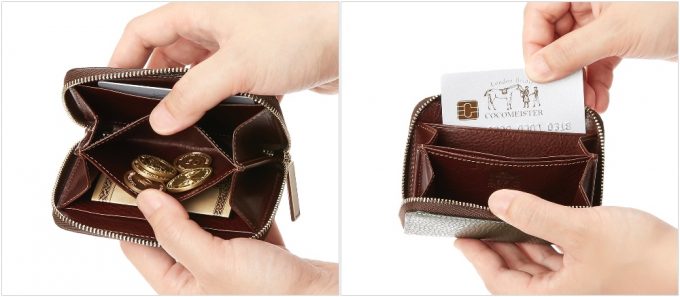 ココマイスターのロッソピエトララウンド小銭入れ紹介 | 財布の森