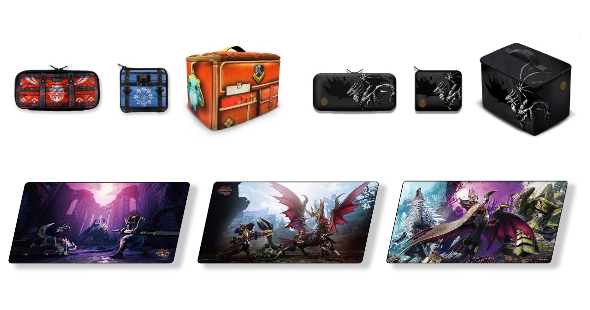Pouches and gaming mouse pads are a must-see for fans! Original