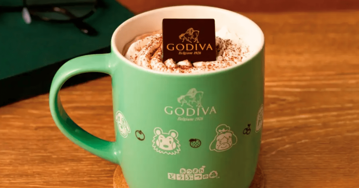 GODIVA x Atsumare Animal Crossing Hot Chocolate