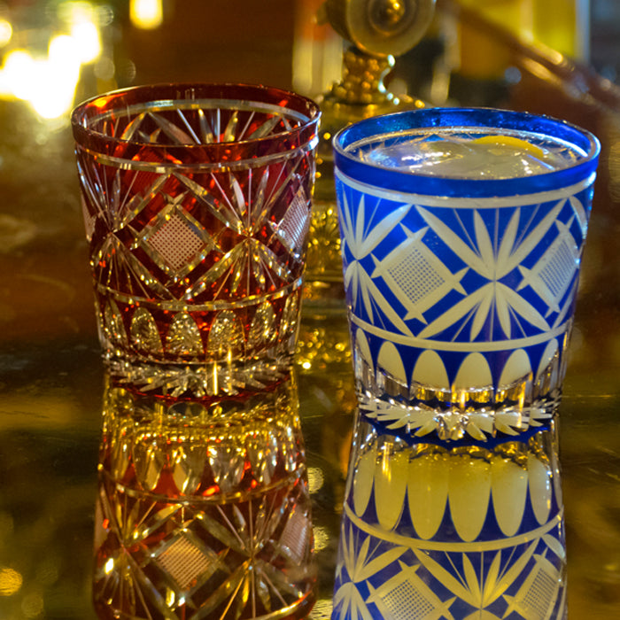 M-804-2 剣菱魚子文様 オールド ペア – 硝子工房 彩鳳