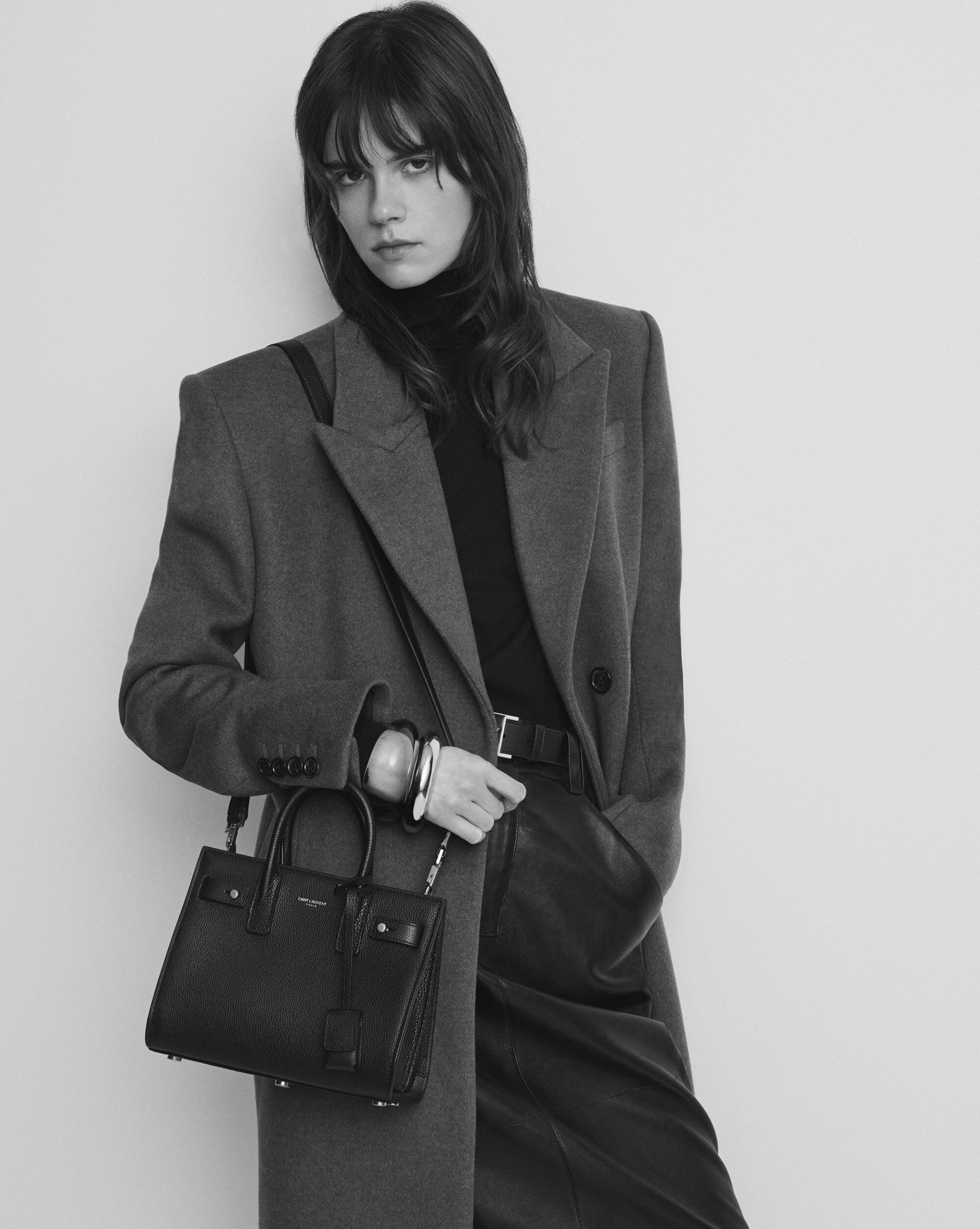 サック ド ジュール ソフト ナノ（グレインレザー） ブラック | Saint