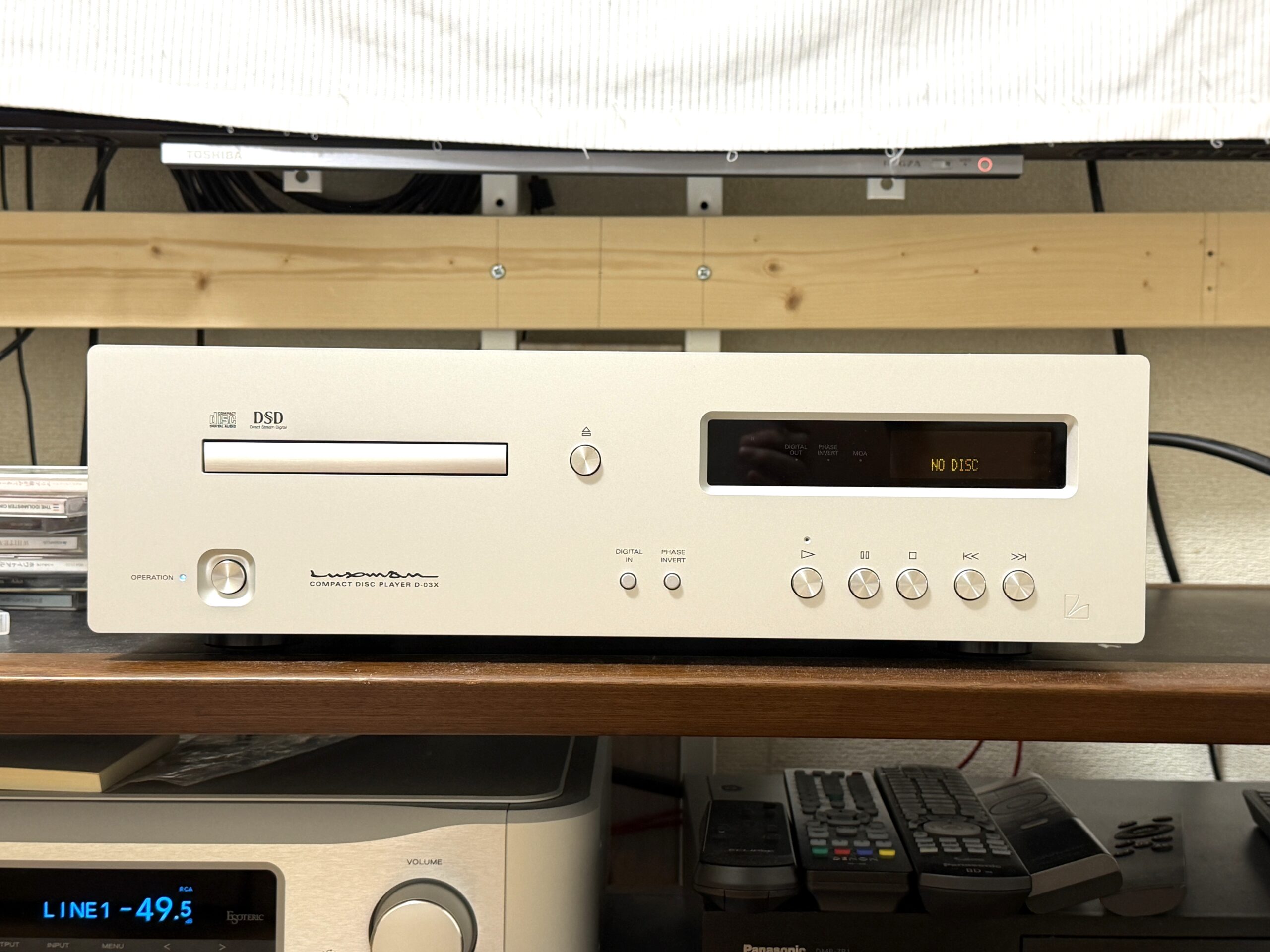 LUXMANのCDプレーヤー「D-03X」 | さいおんじさんちのぶろぐ