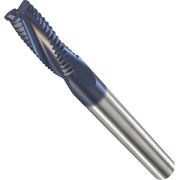 超硬ラフィングエンドミル 3~4枚刃/2D刃長/ファインピッチ/TiAlN