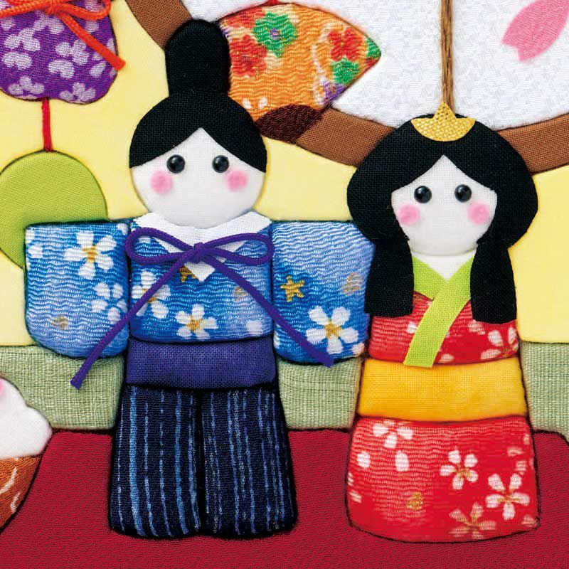 きめこみ暦・三月(ひな祭り）｜株式会社さくらほりきり