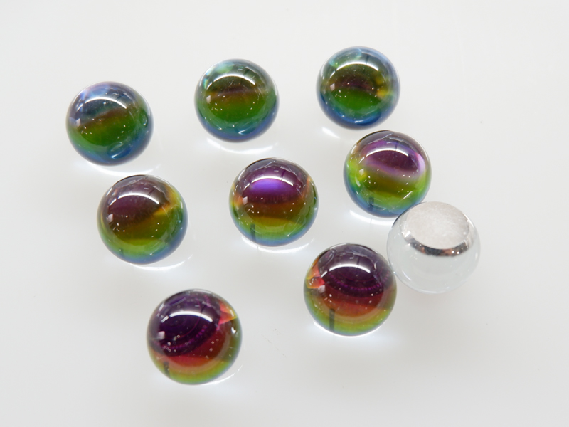 チェコヴィンテージ・ヴィトレイル・ミディアム・ガラスカボション12