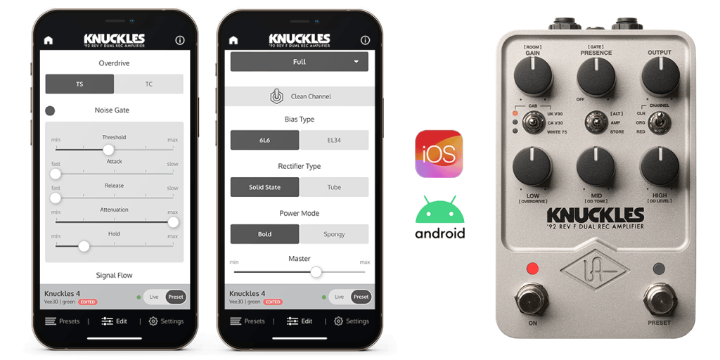 UAFX Knuckles '92 Dual Rec Amp !デュアルレクチファイヤーのサウンド