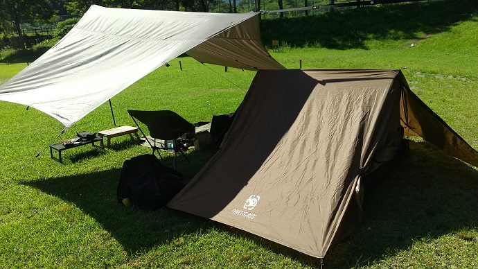 夏に大活躍のソロ用テント～OneTigris TANGRAM ULダブルテント