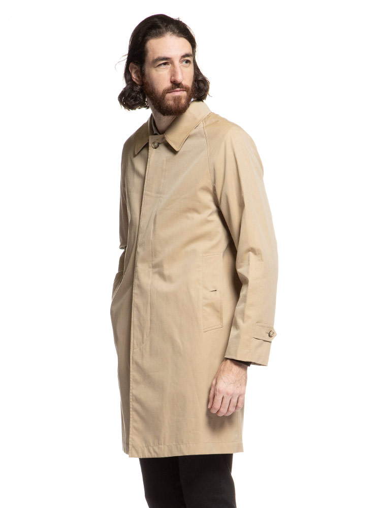 BURBERRY (バーバリー) コットン ステンカラー コート CAMDEN