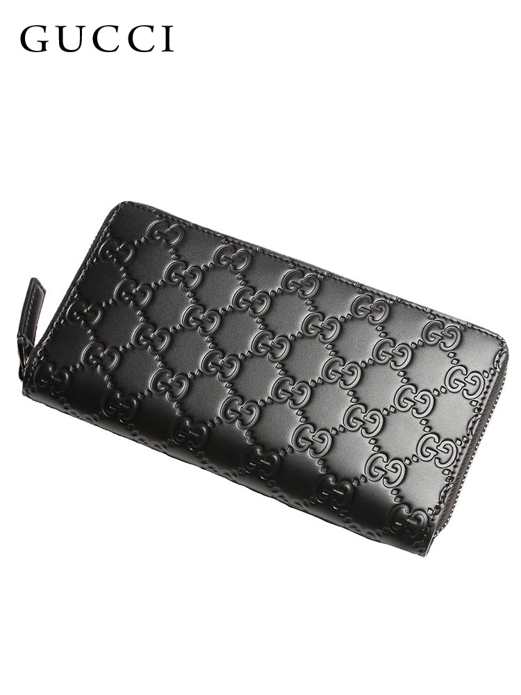 GUCCI (グッチ) シグネチャー ラウンドジップ 長財布 GC307987CWC1R