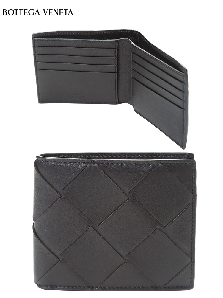 ボッテガヴェネタ メンズ 財布 BOTTEGAVENETA ブランド 折り財布 二