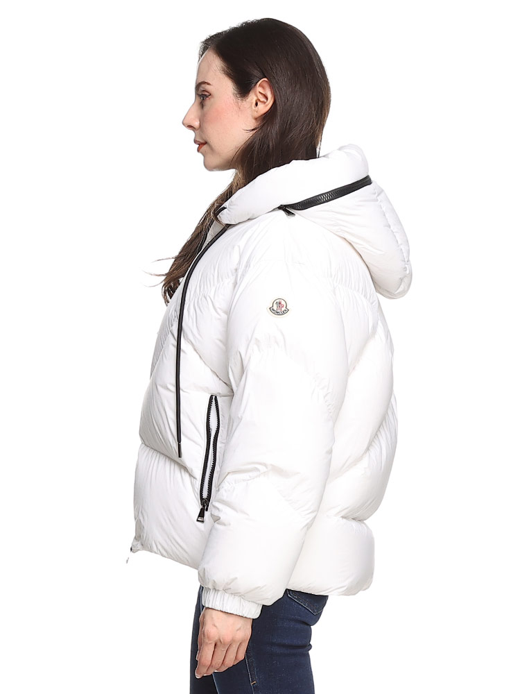 MONCLER (モンクレール) フードロゴ フルジップ ダウンジャケット
