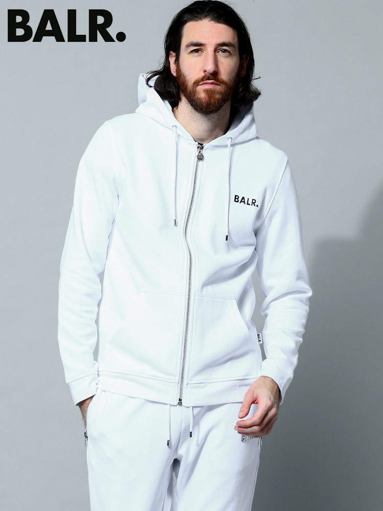 BALR. (ボーラー) メタルロゴ フルジップ パーカー BA12611103JP