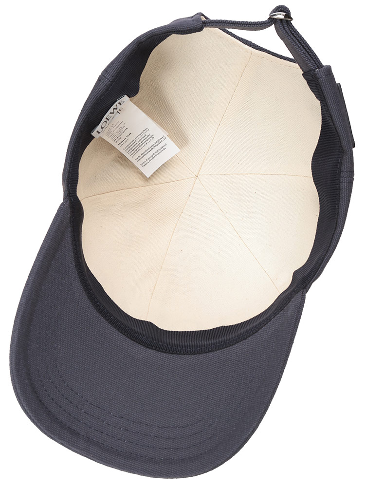 LOEWE (ロエベ) ロゴ刺繍 キャンバス ベースボールキャップ