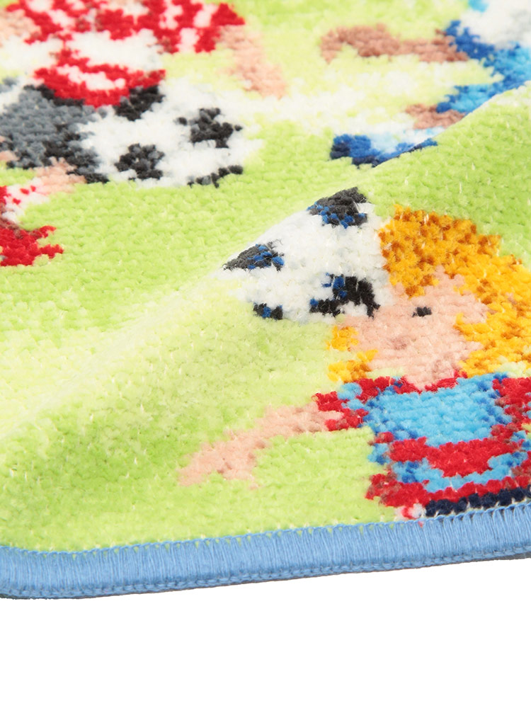 FEILER (フェイラー) 綿100％ シュニール織 サッカー柄 ハンドタオル