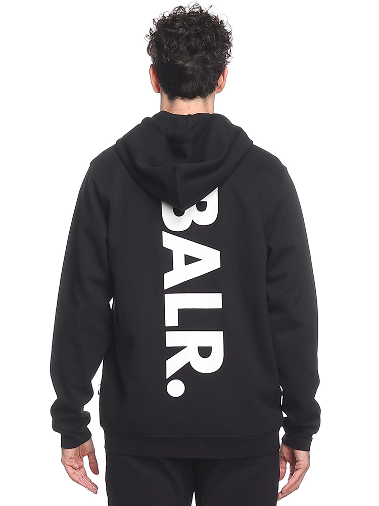BALR. (ボーラー) バックプリント フルジップ パーカー Q-SERIES ZIP