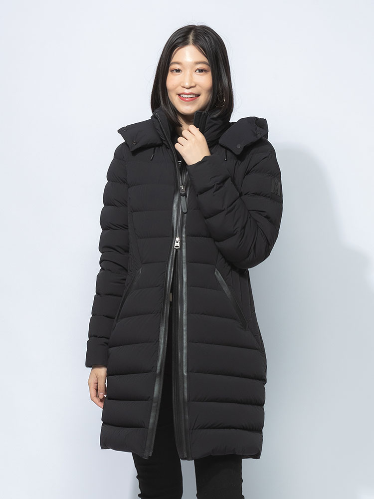 MACKAGE (マッカージュ) フード着脱可能 フルジップ ダウンコート