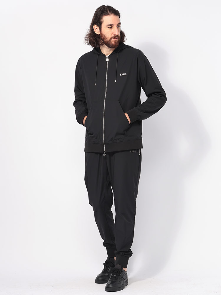 BALR. (ボーラー) メタリックロゴ フルジップ パーカー BA12691008JP